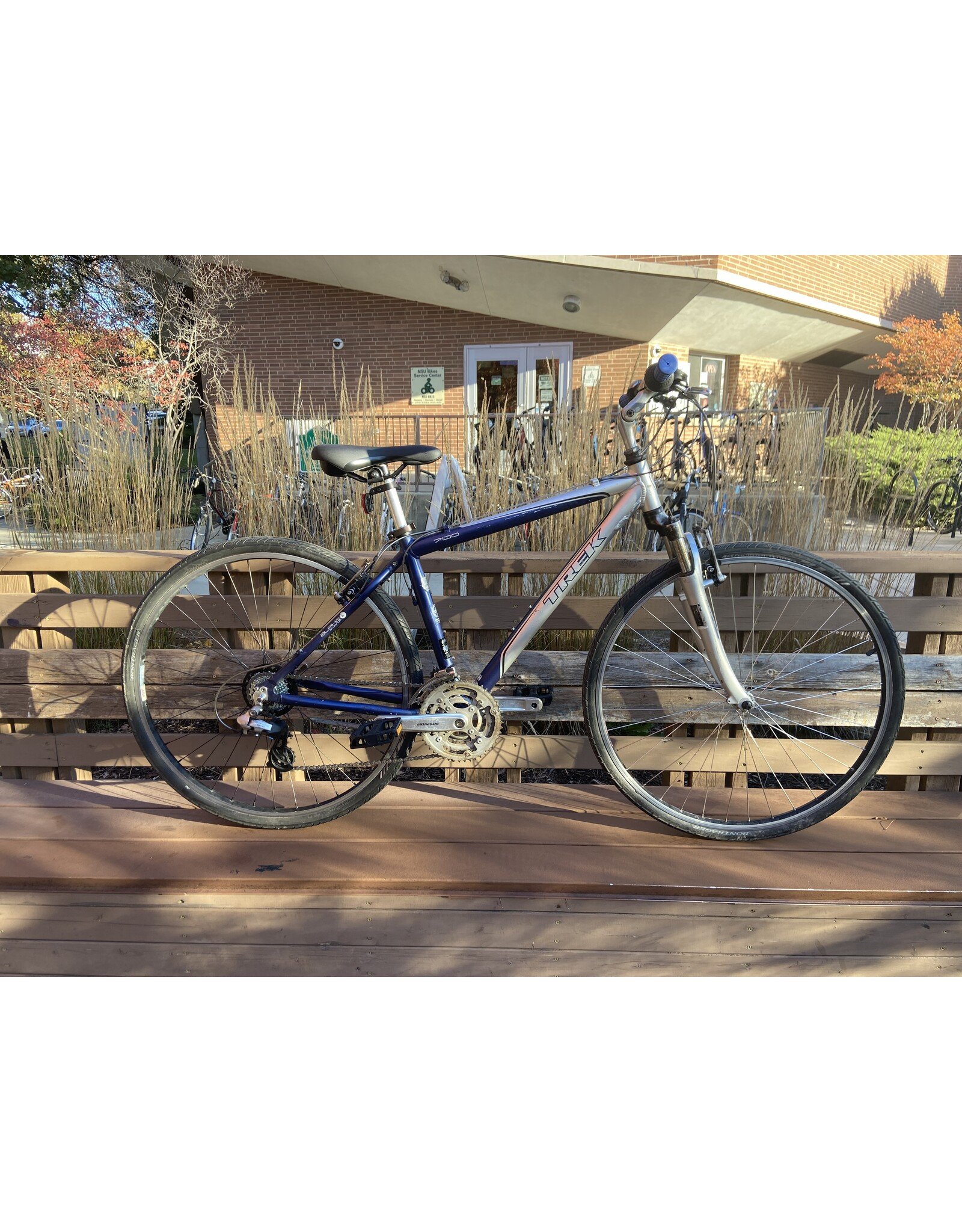 Trek, 7100, 17.5/M, Blue