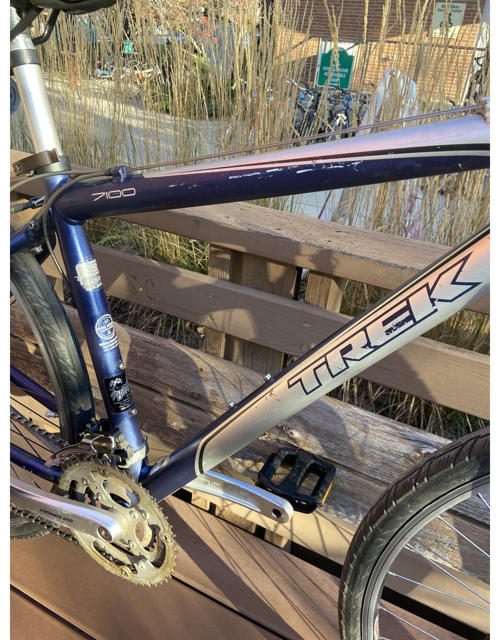 Trek, 7100, 17.5/M, Blue