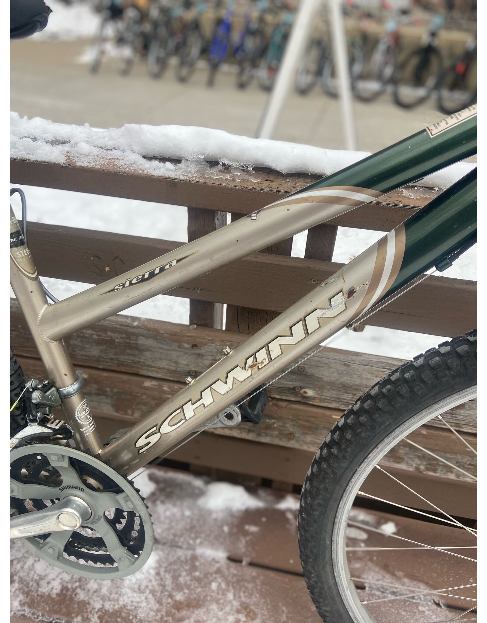 Schwinn, Sierra, Sil/Grn, 15 in/S