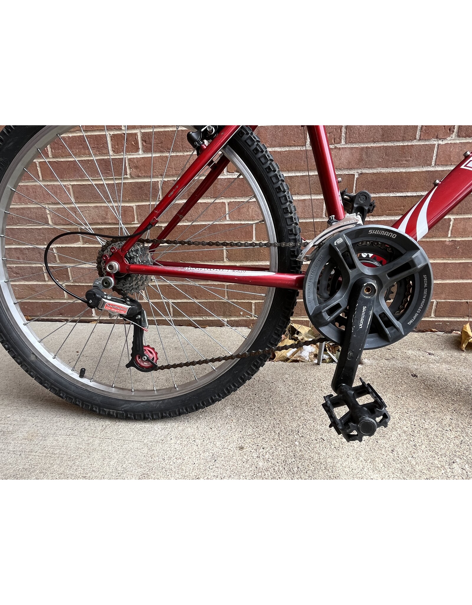 Mongoose Pro Rockadile, Red/Silver, 17.5in/M