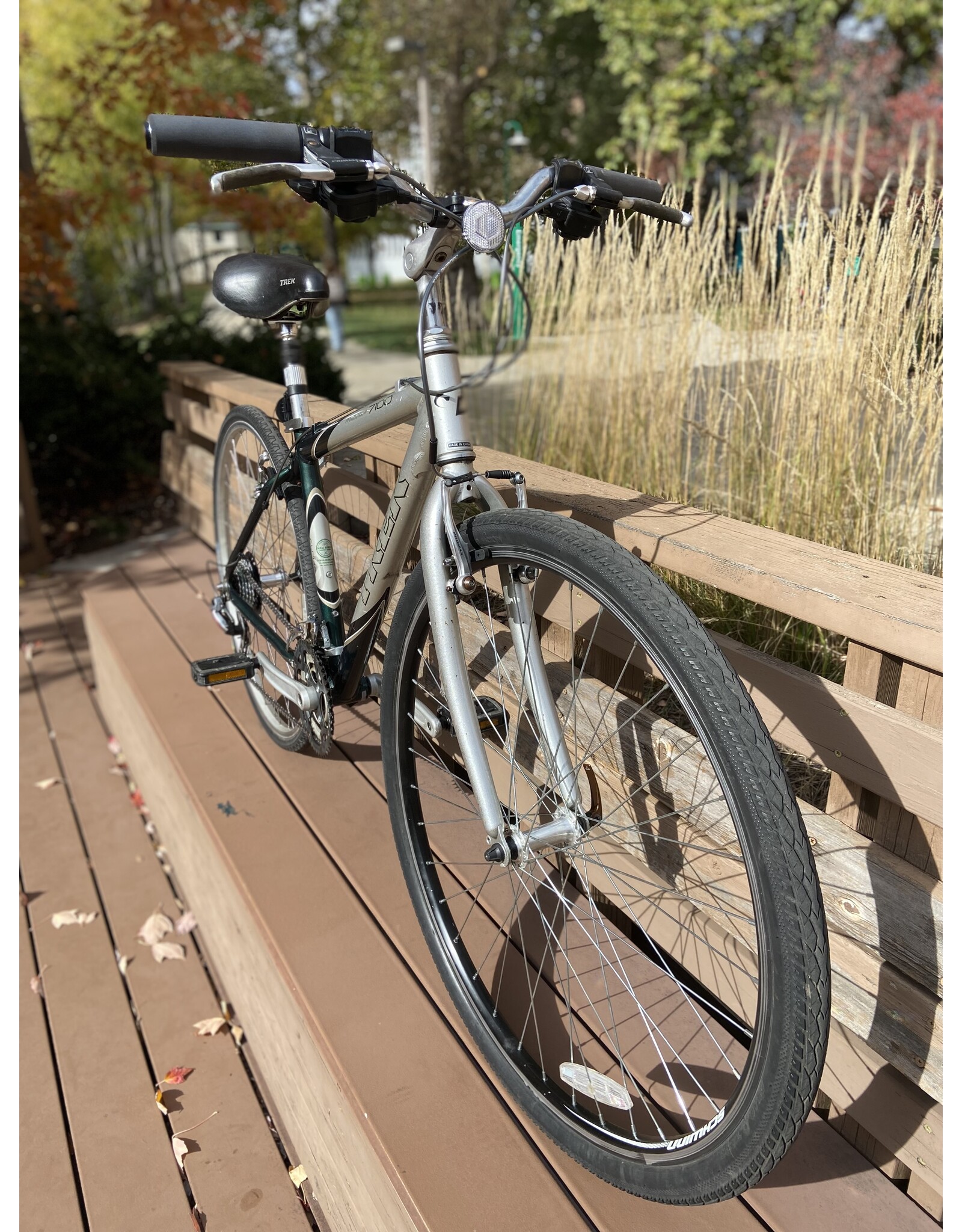 Trek, Multitrack 7100, 17.5/M, Silver/Green