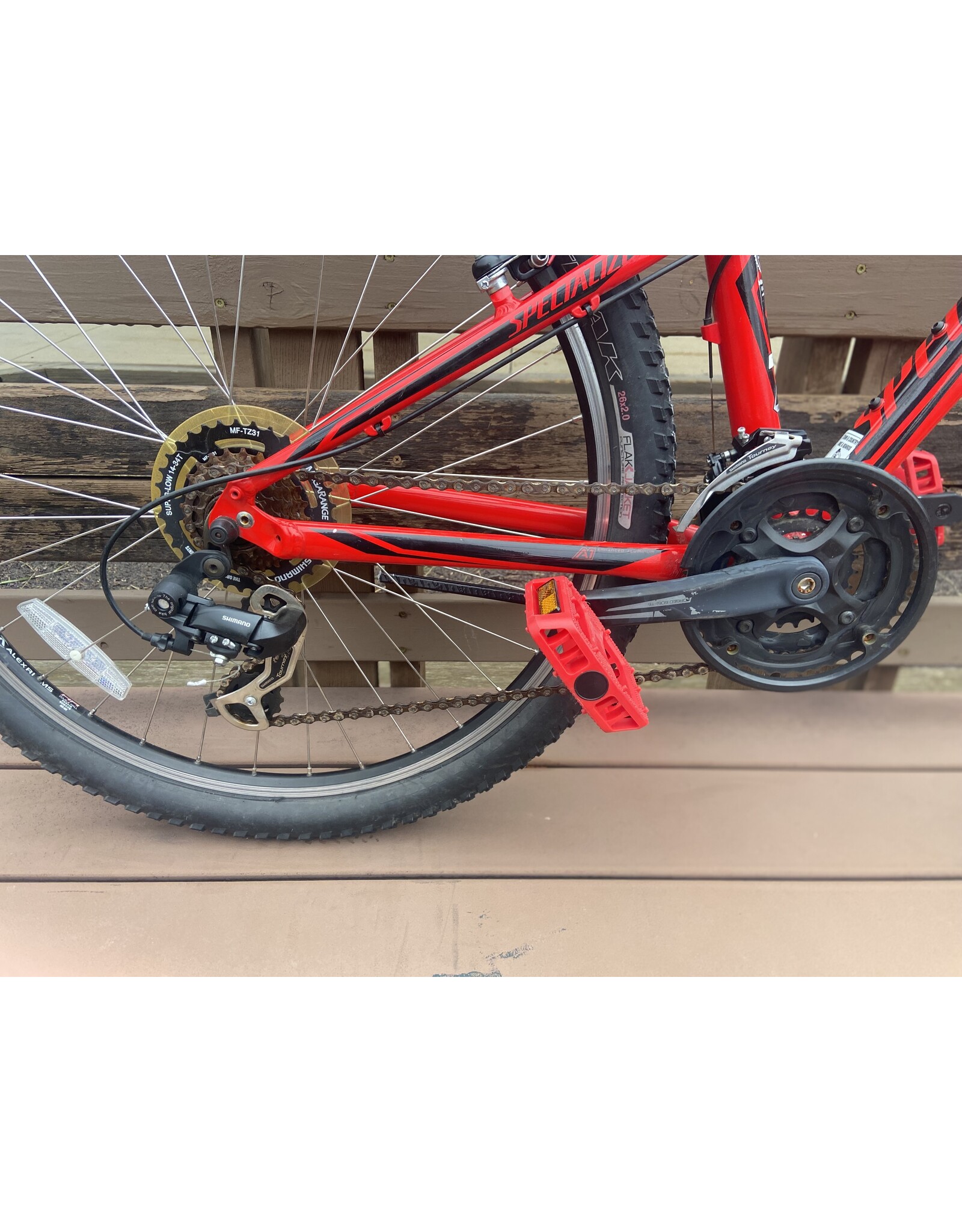 Specialized, Hardrock,  Red, 13in/XS, 26 in wheels