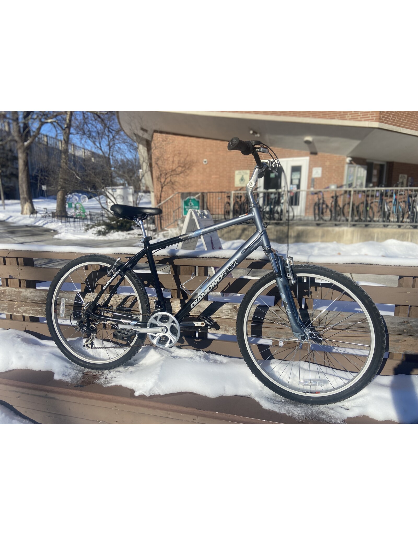 Diamondback, Wildwood, Gray/Black, 19in/L