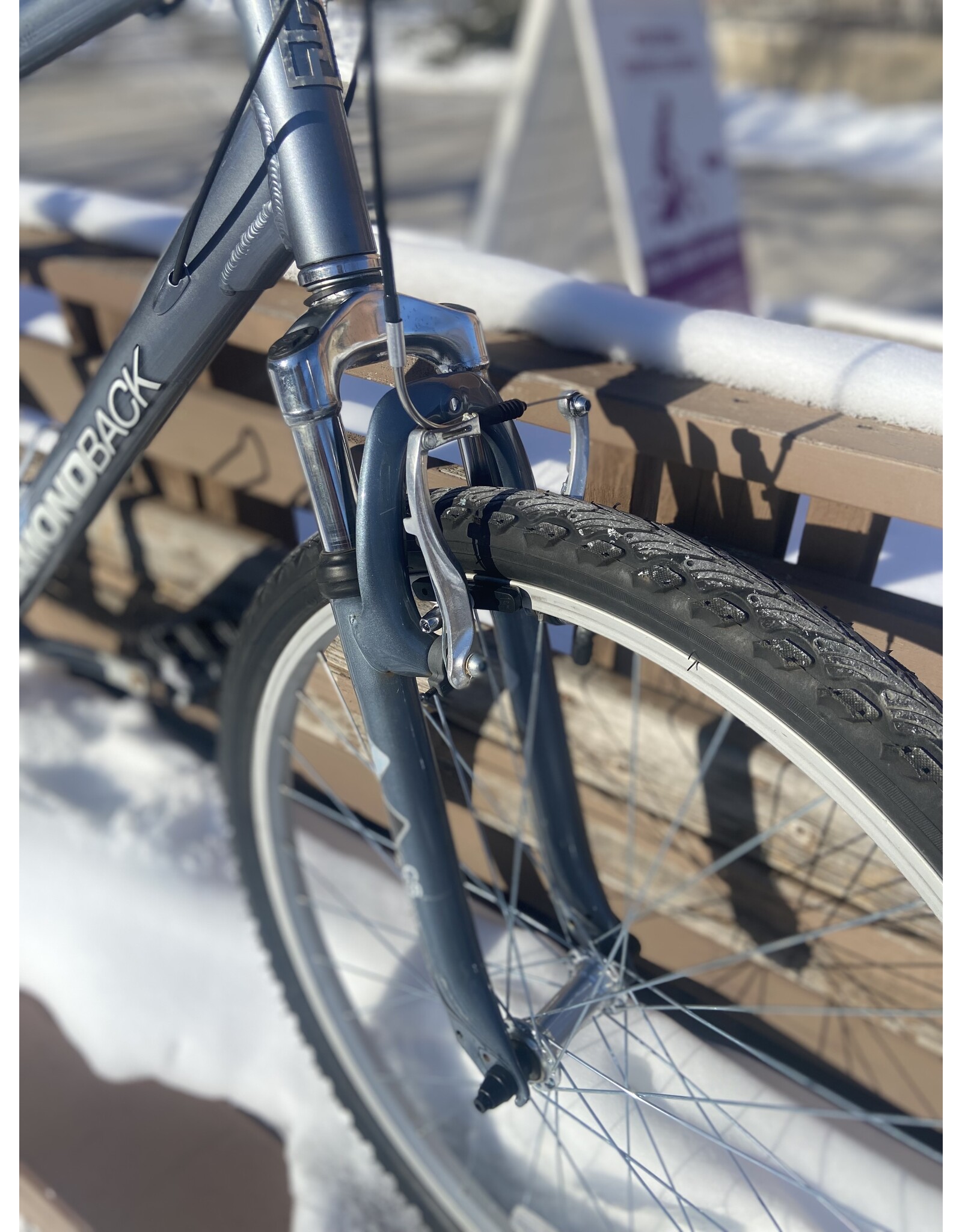 Diamondback, Wildwood, Gray/Black, 19in/L