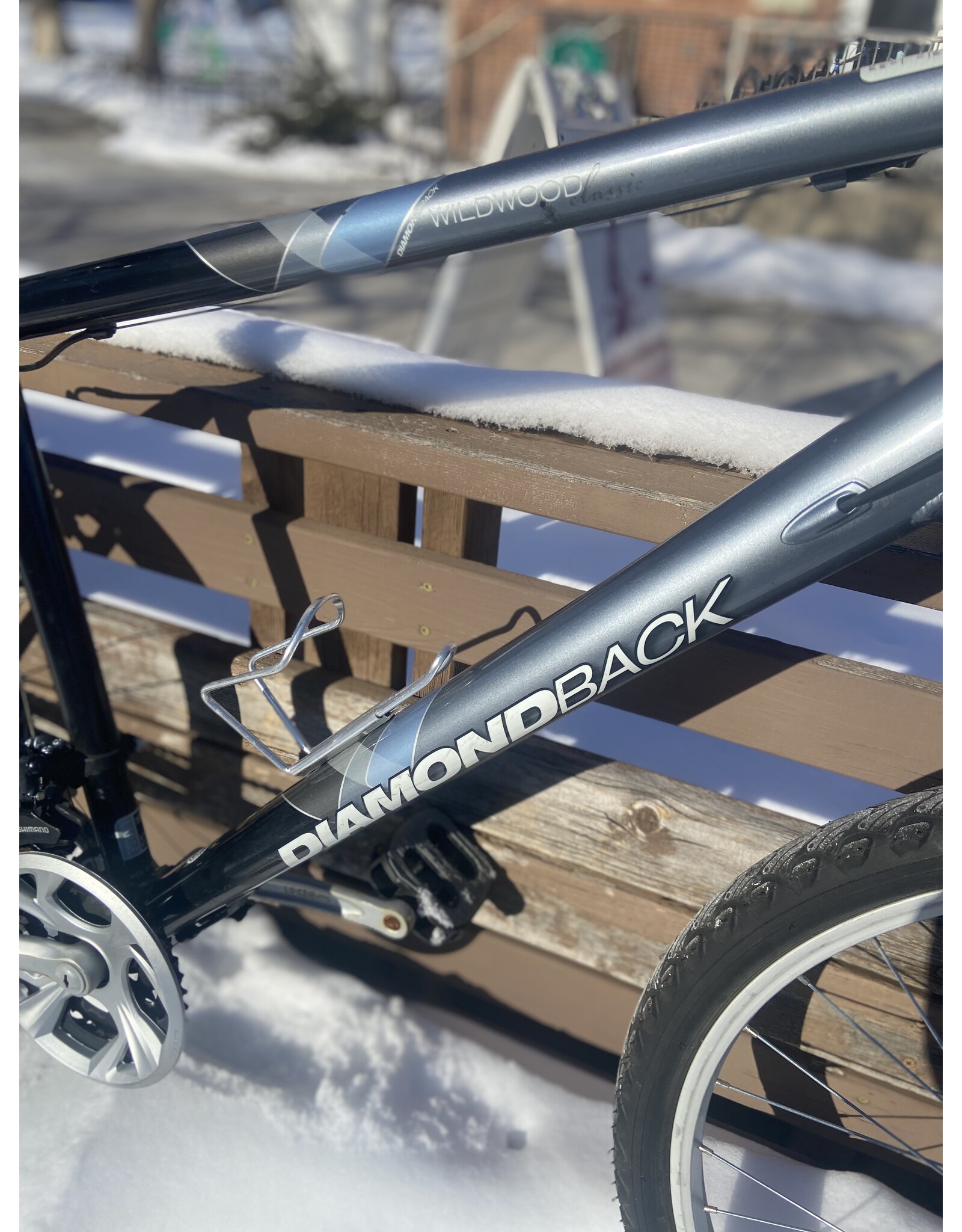 Diamondback, Wildwood, Gray/Black, 19in/L