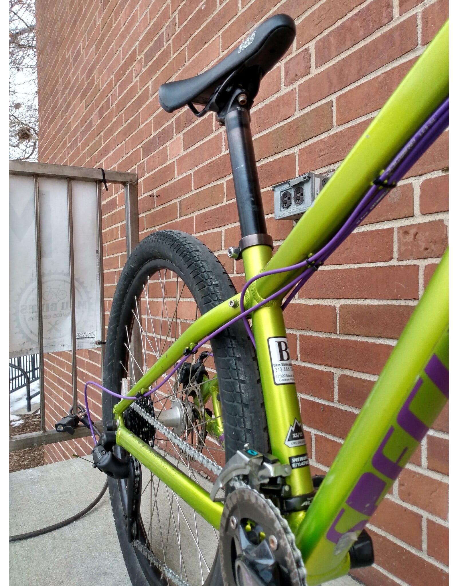 Specialized, P. St 1, Grn/Purple, 13in, 26 in wheels