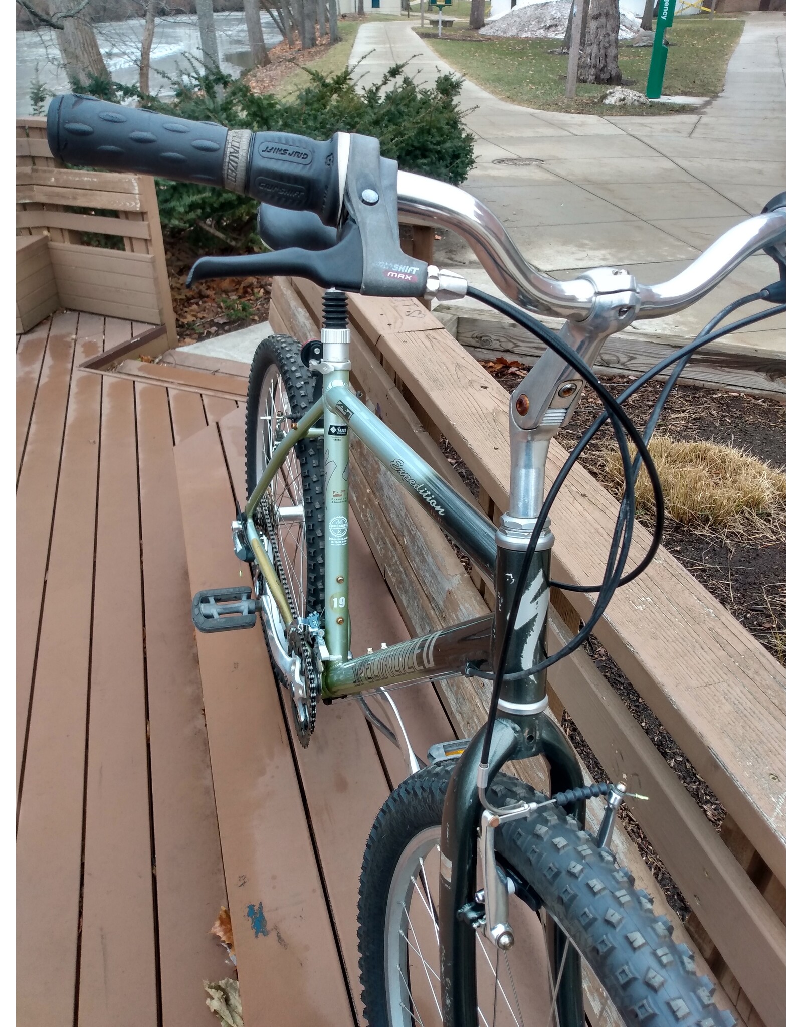 Sepcialized, Expedition, Black/Green, 19in/L