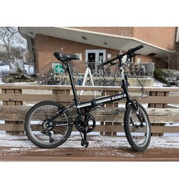 Zizzo Campo Folding Bike, Black/White, One Size Fits All