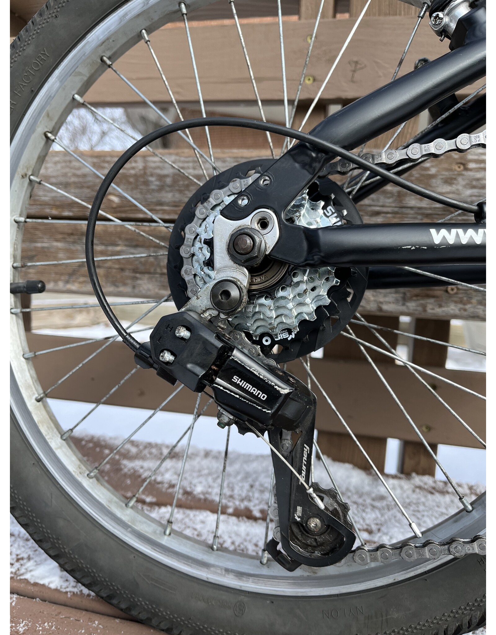 Zizzo Campo Folding Bike, Black/White, One Size Fits All