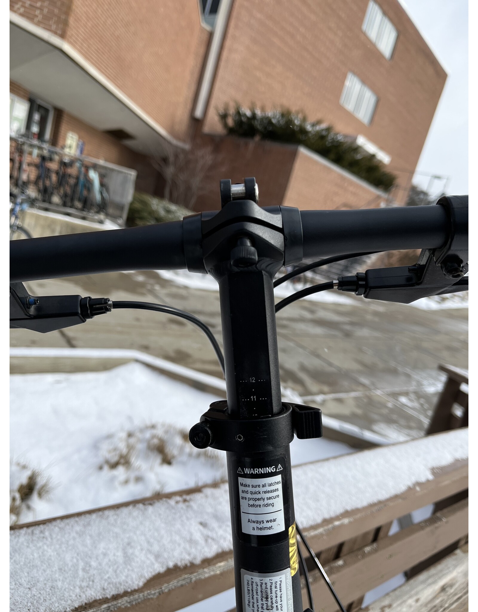 Zizzo Campo Folding Bike, Black/White, One Size Fits All