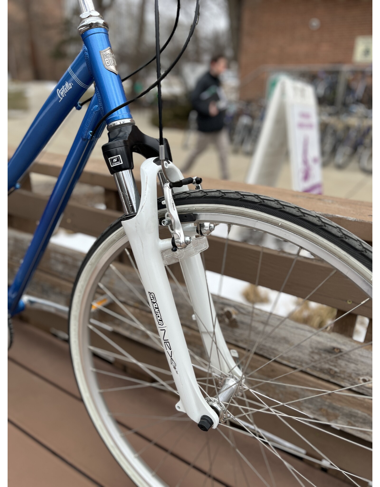 Detroit Bikes Detroit Bikes, Cortello, Light Blue, 19"/LowStep