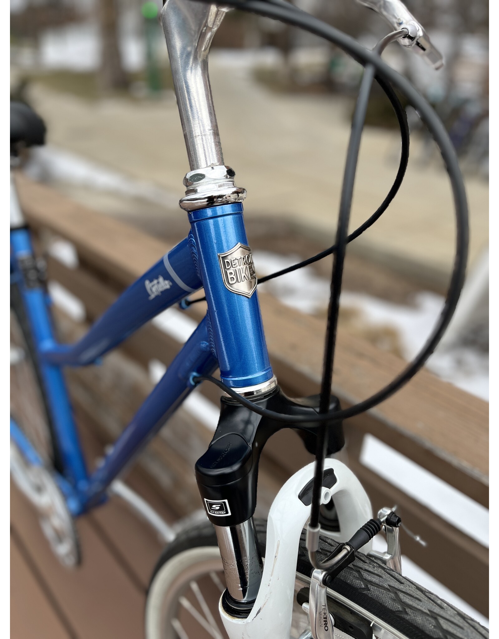 Detroit Bikes Detroit Bikes, Cortello, Light Blue, 19"/LowStep