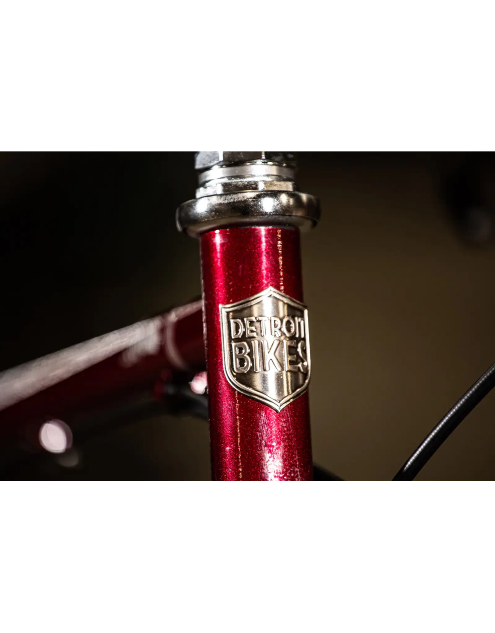 Detroit Bikes Detroit Bikes, Cortello, Candy Apple Red, 19"/M