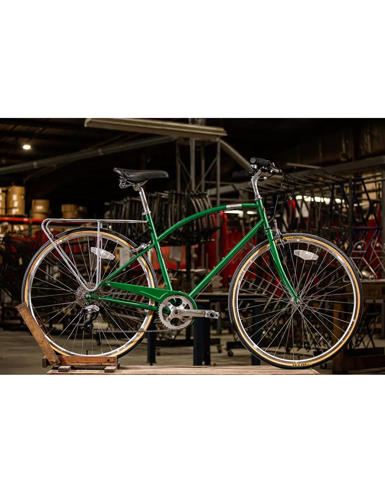 Detroit Bikes Detroit Bikes, A-Type (8 speed), Spartan green, M