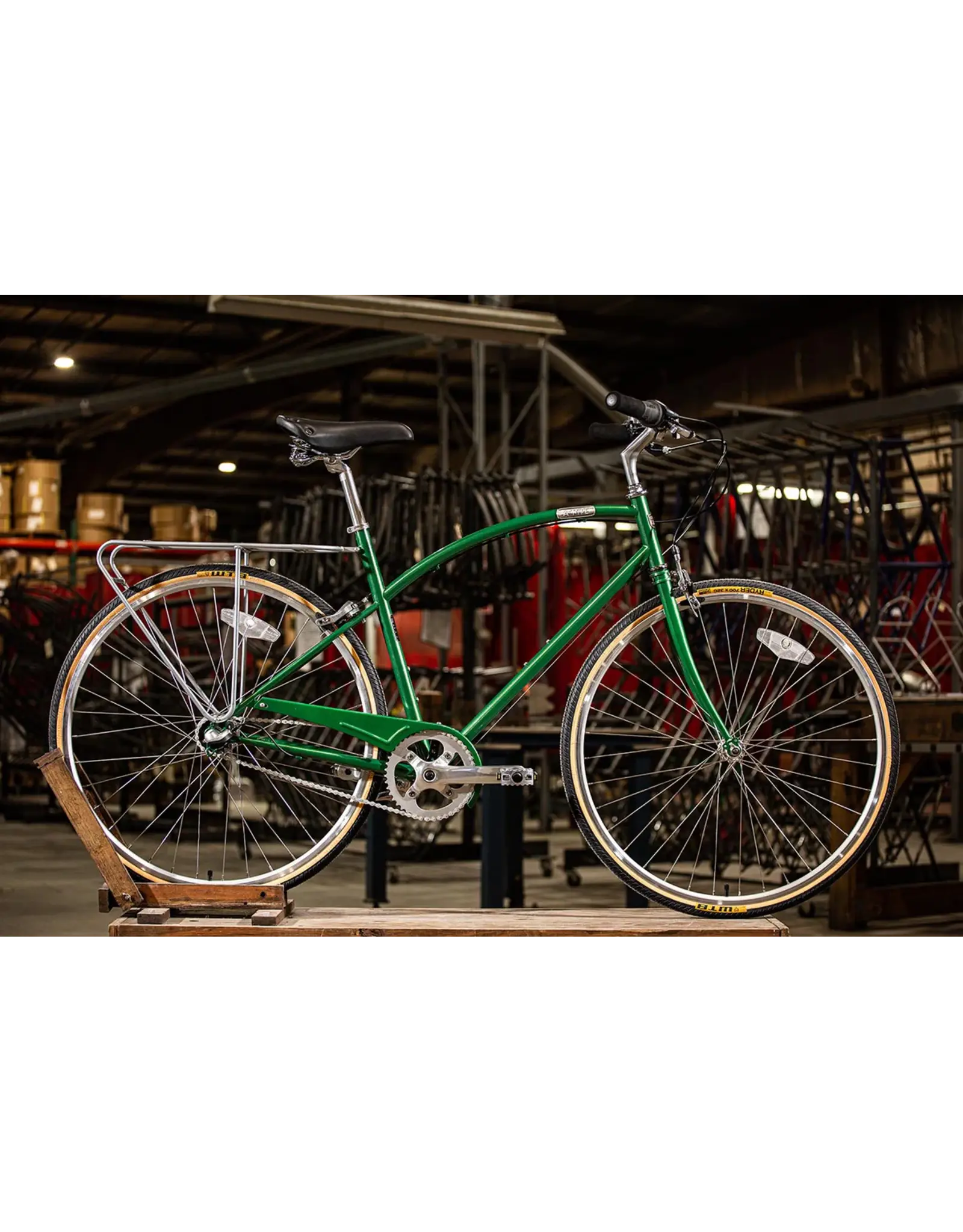 Detroit Bikes Detroit Bikes, A-Type (3 speed), Spartan green, M