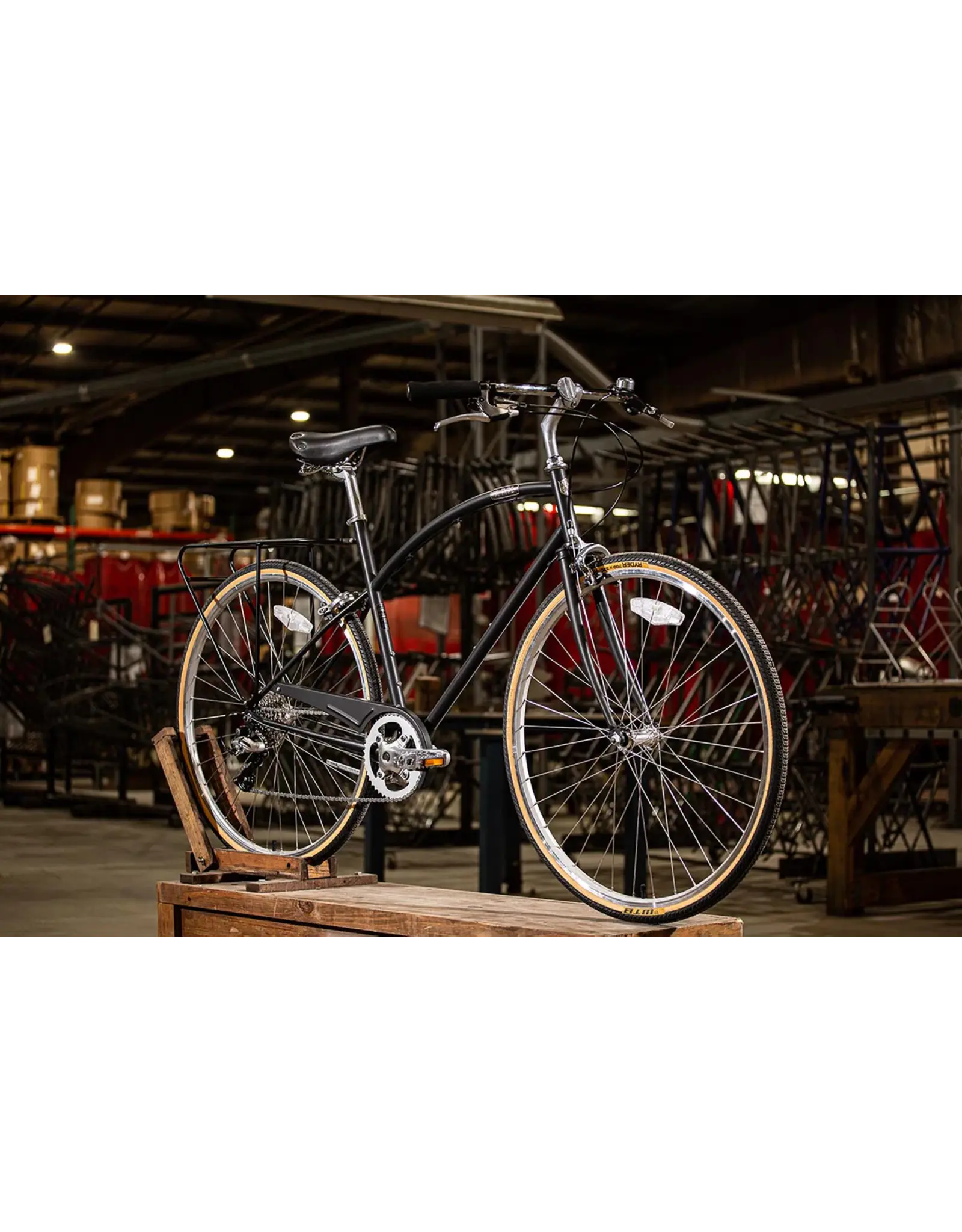 Detroit Bikes Detroit Bikes, A-Type (8 speed), Black, M