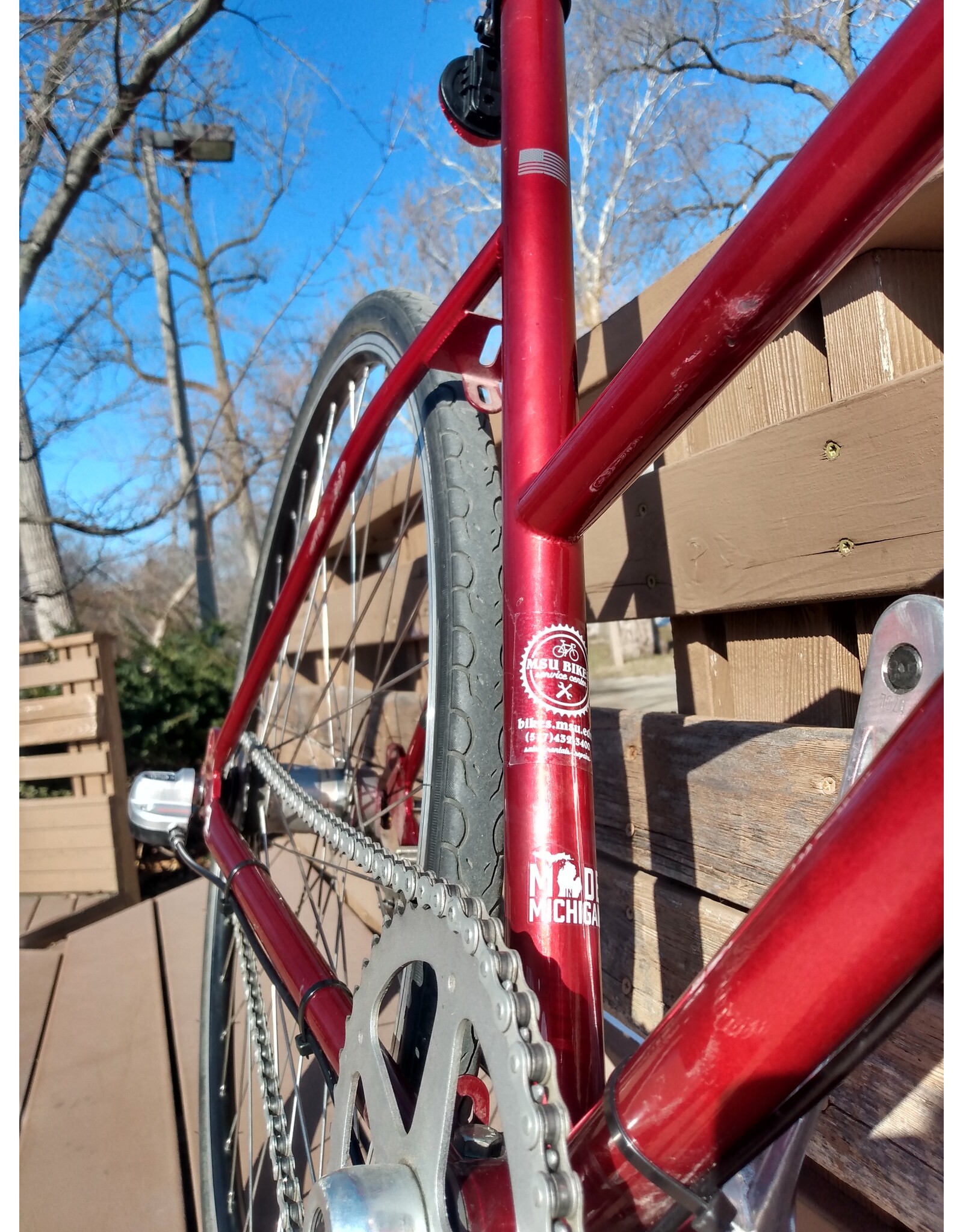 Detroit Bikes, B-Type, 19in/M, Red