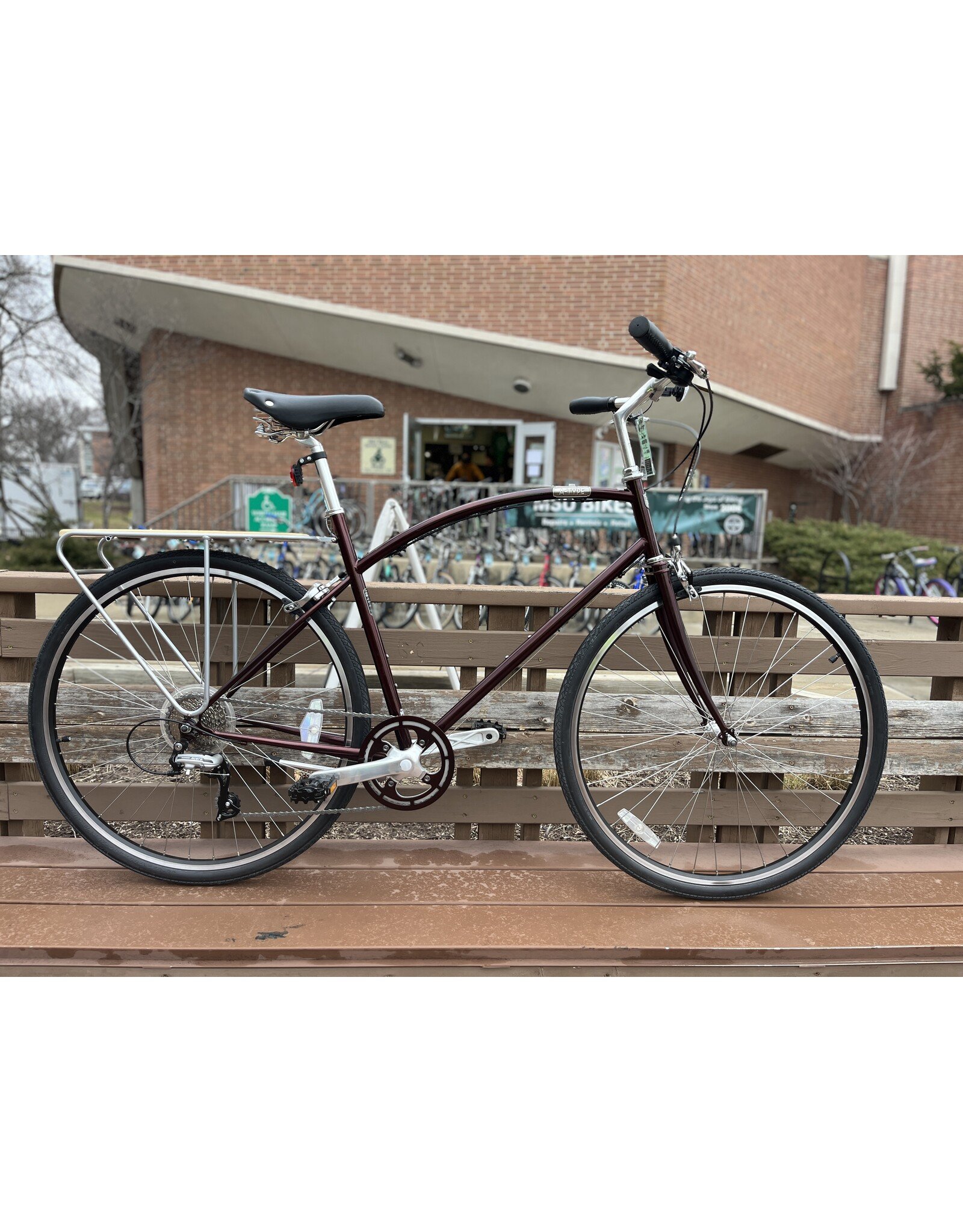 Detroit Bikes Detroit Bikes, A-Type (8 speed), Root Beer, L