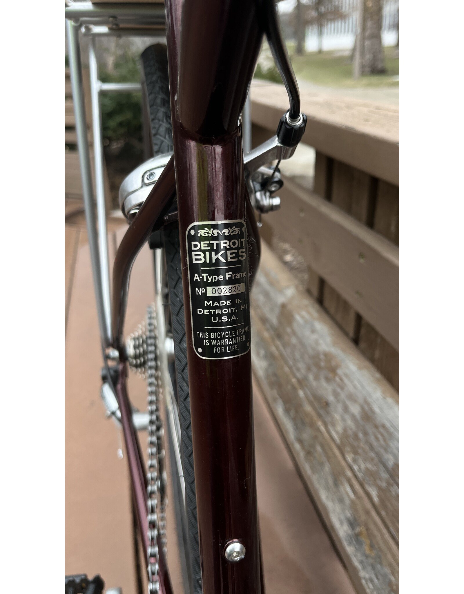 Detroit Bikes Detroit Bikes, A-Type (8 speed), Root Beer, L