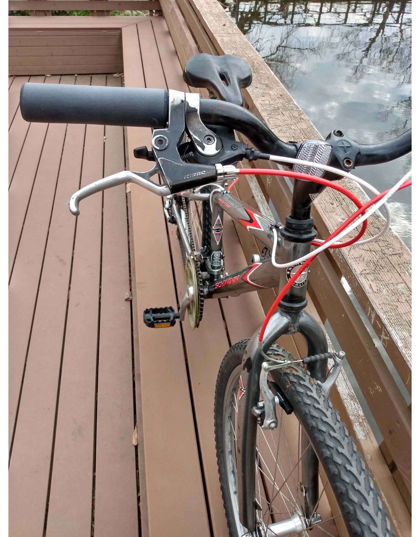 Schwinn, Frontier, Silver, 13in/XS, 26 in wheels