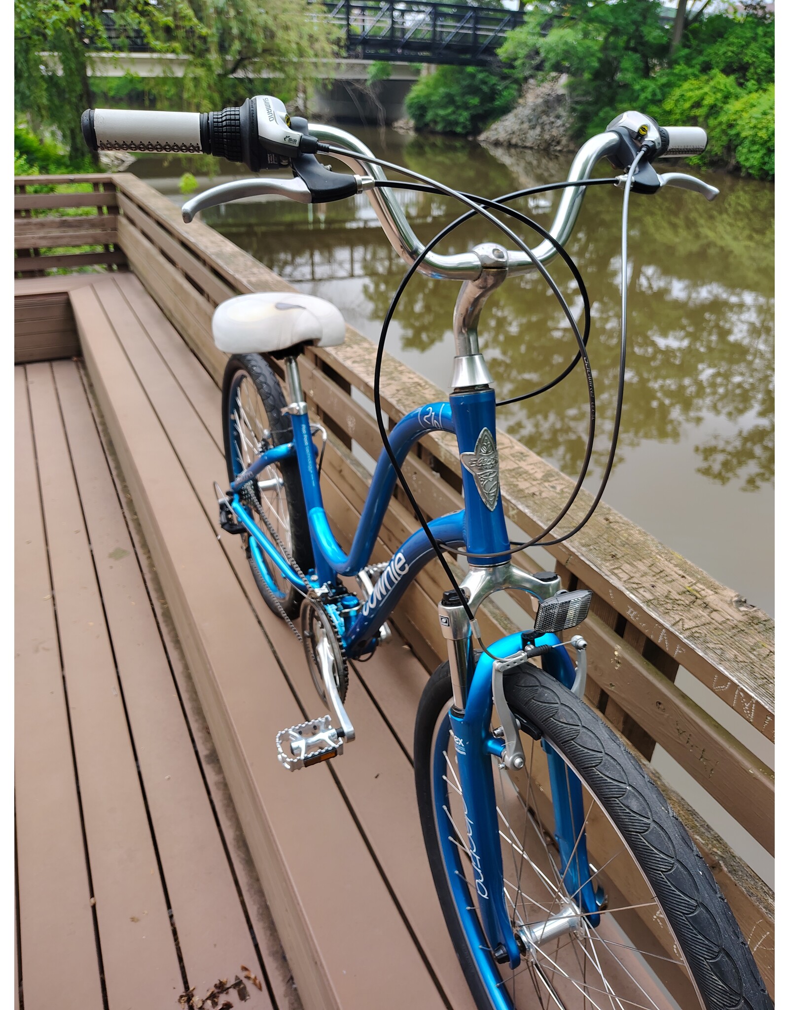 Electra, Townie, M, Blue