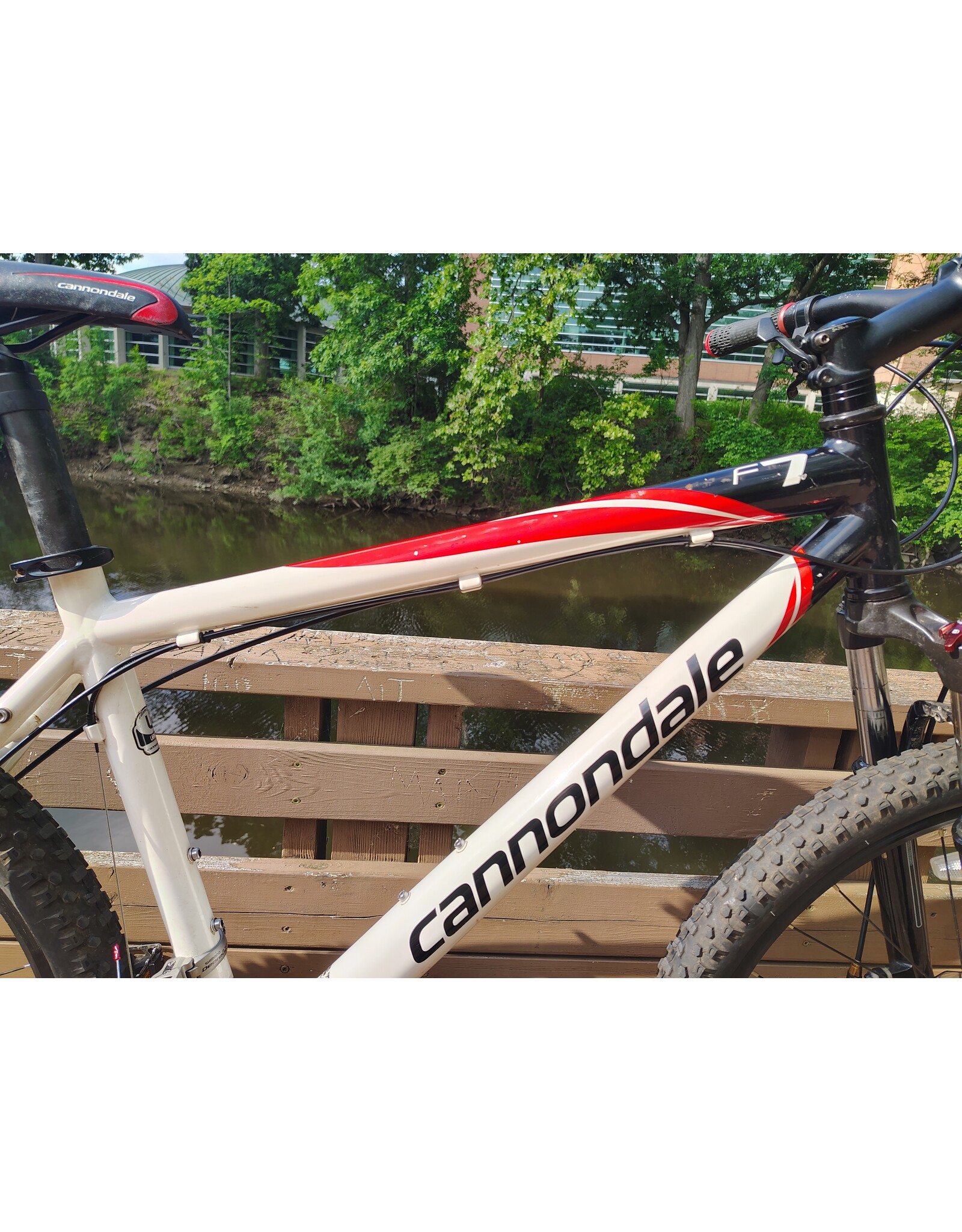 Cannondale, F7, 19in/L, White/Black/Red