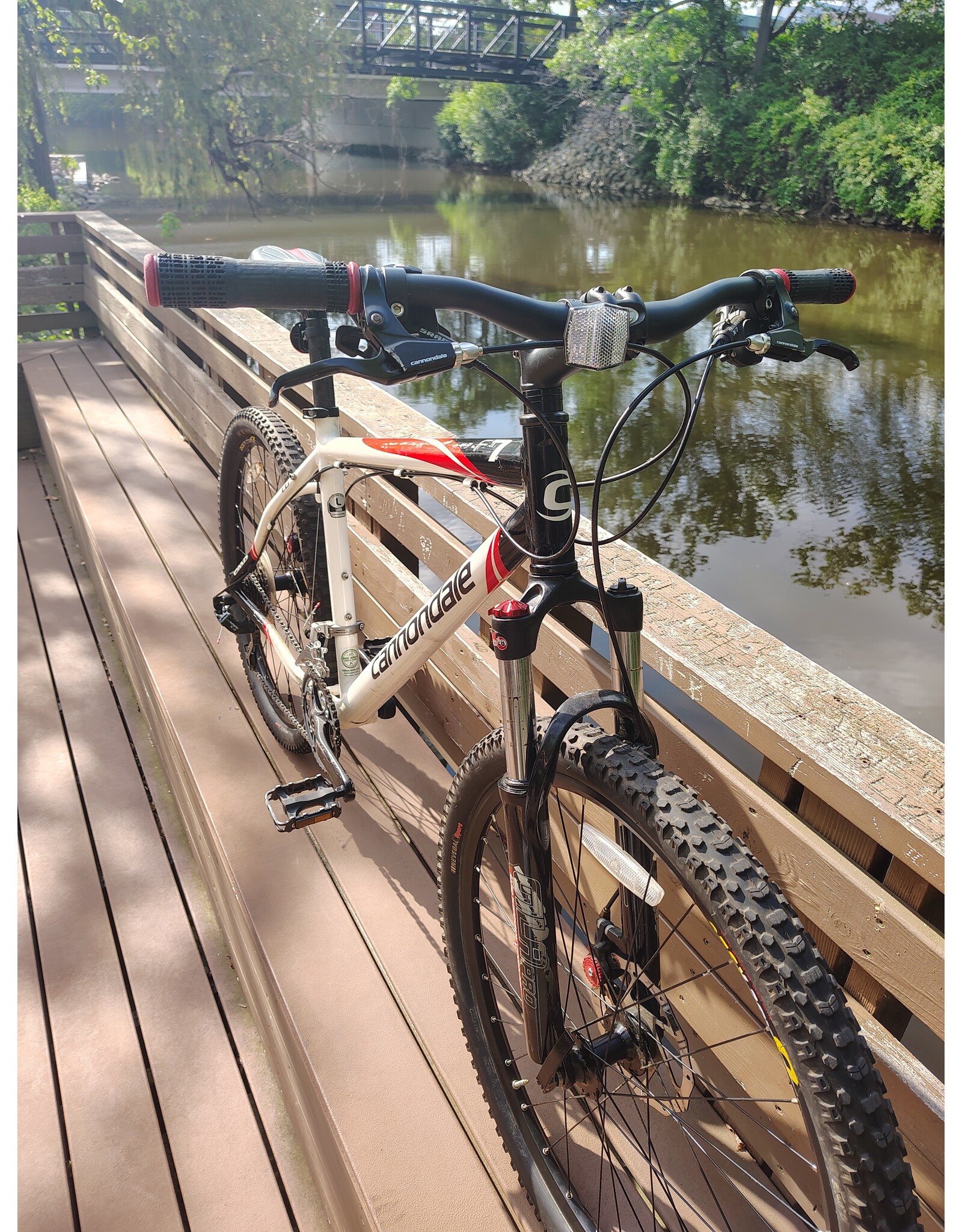 Cannondale, F7, 19in/L, White/Black/Red