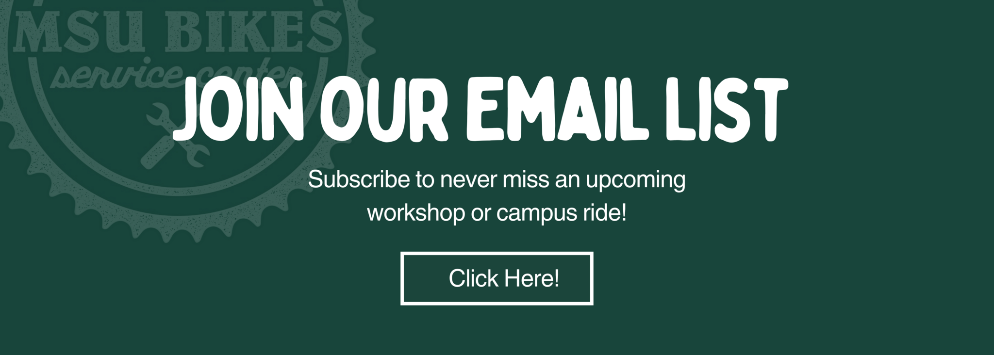 Join our Mail List!