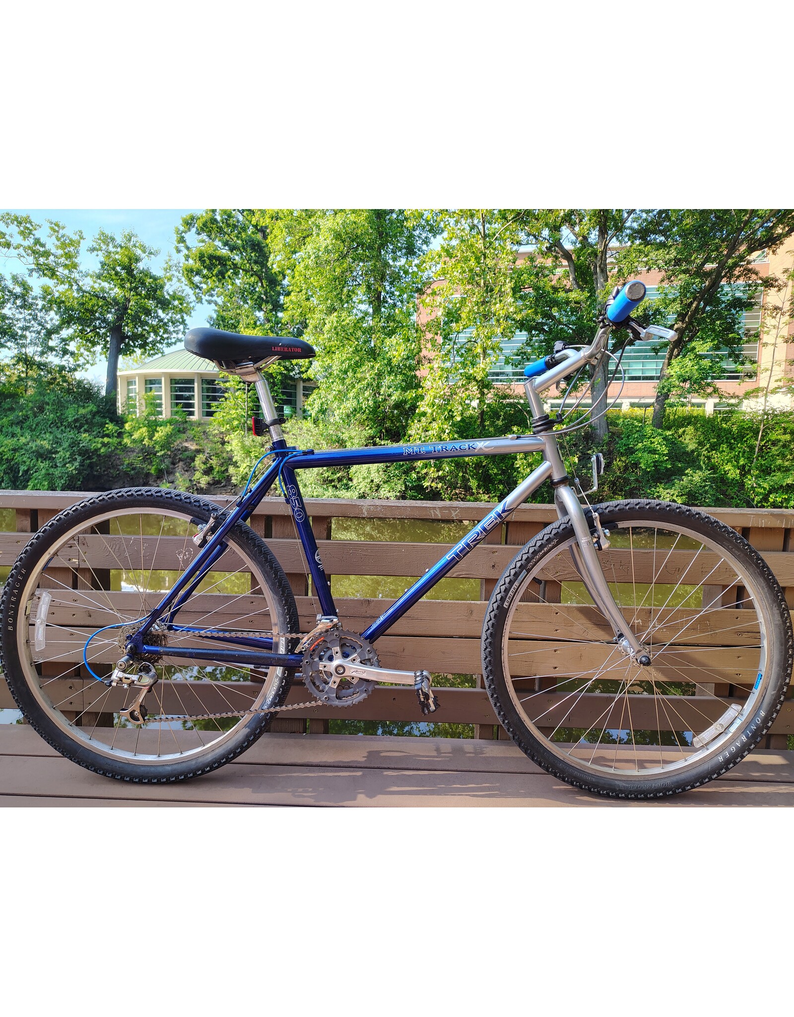 Trek, Mountain Track, L, Blue/Silver