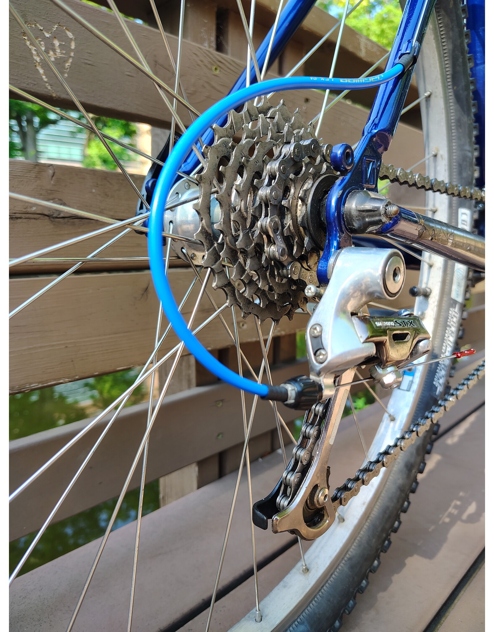 Trek, Mountain Track, L, Blue/Silver
