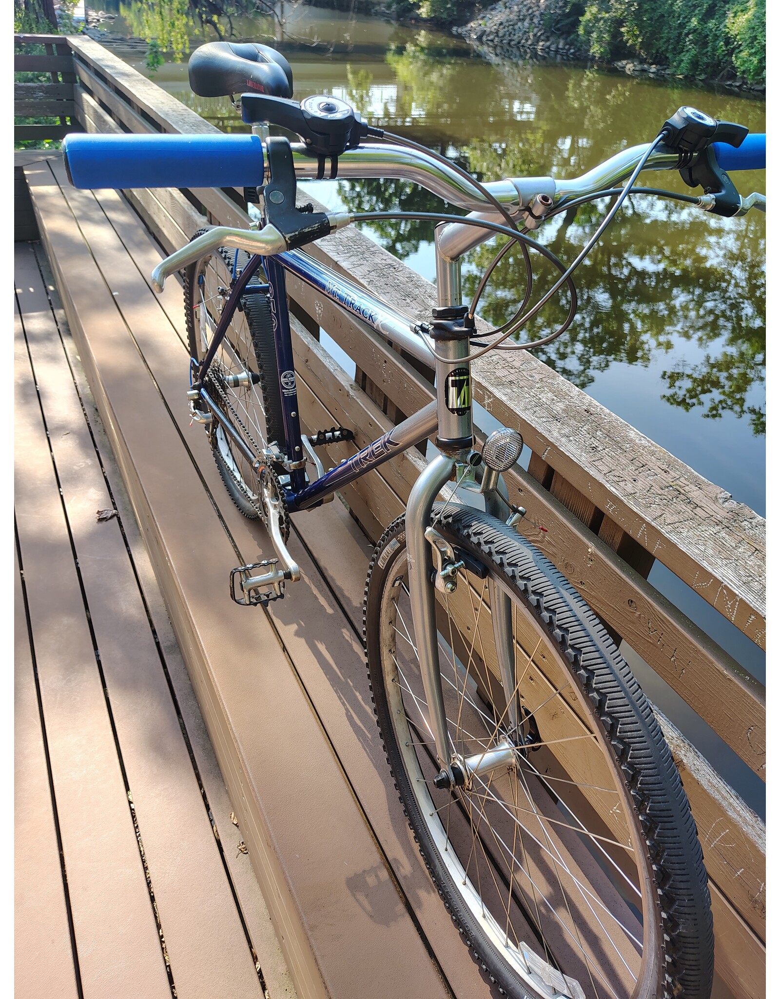 Trek, Mountain Track, L, Blue/Silver