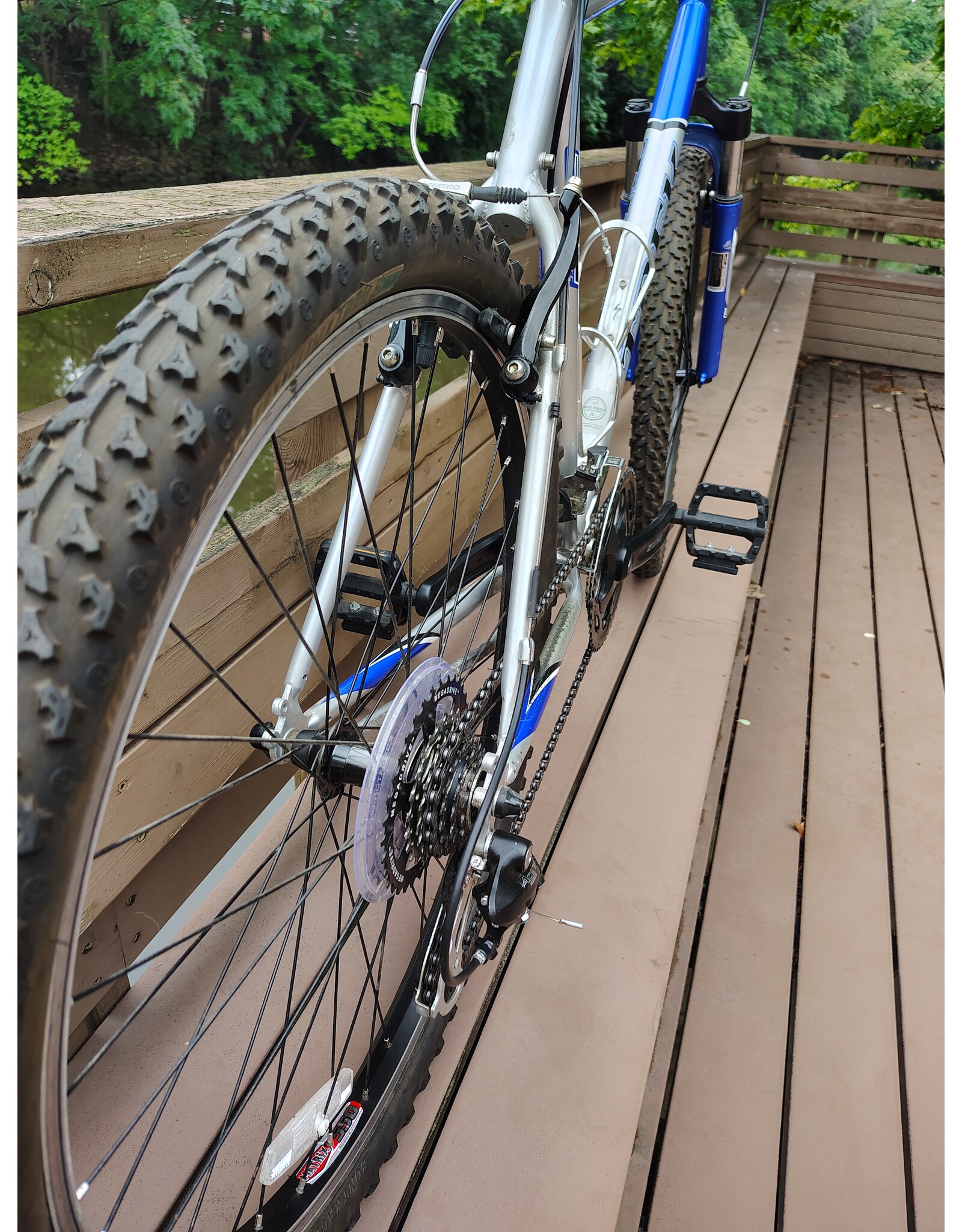 Trek, 820 Singletrack, XL, Silver/Blue