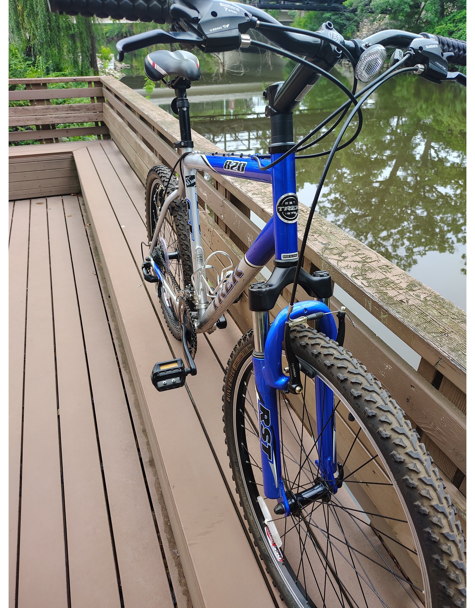 Trek, 820 Singletrack, XL, Silver/Blue