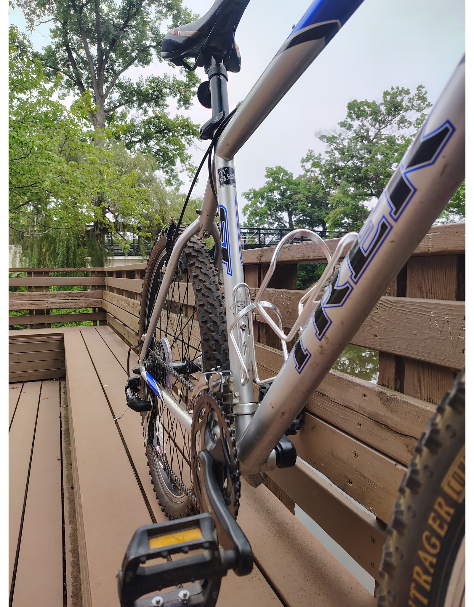 Trek, 820 Singletrack, XL, Silver/Blue