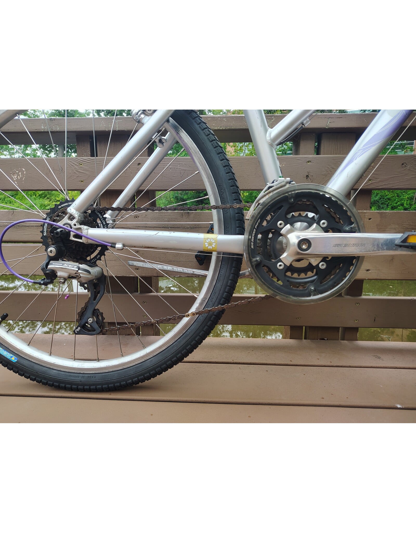 Giant, Boulder SE, M, Silver/Purple