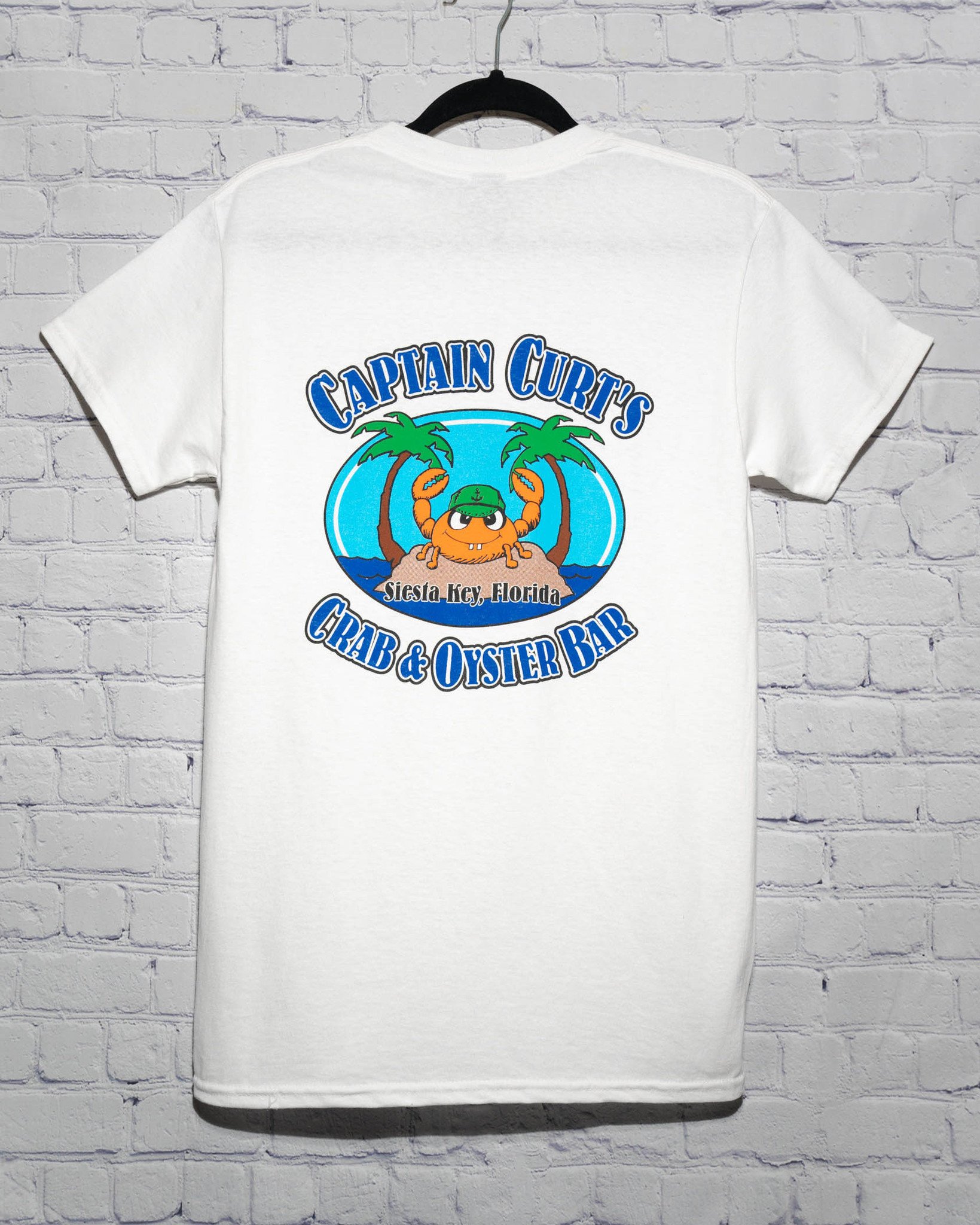 Captain Curt's Island Crab Short Sleeve Tee - Tiki Trading Co. Online Store