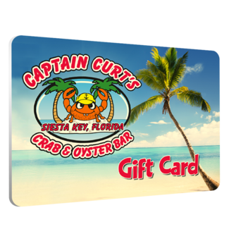 Captain Curt's Gift Card (Select for various Dollar Amounts)