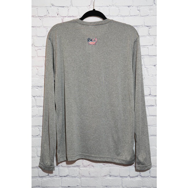 Oval Crab Performance Long Sleeve Tee