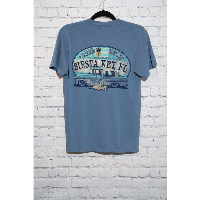 Siesta Key Truck & Dogs Short Sleeve Tee