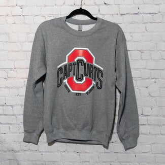 Captain Curt's Ohio State Grey Crewneck Sweatshirt