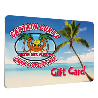 Captain Curt's Gift Card (Select for various Dollar Amounts)
