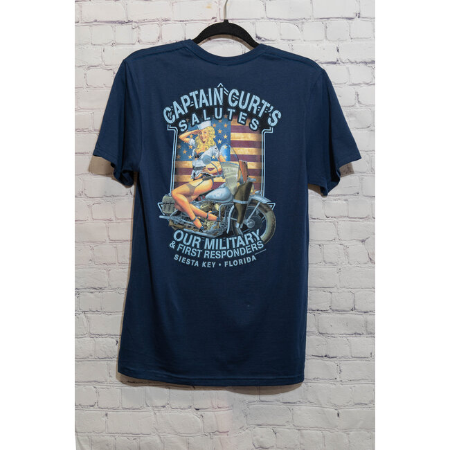 Siesta Key Military Pin-Up Tee