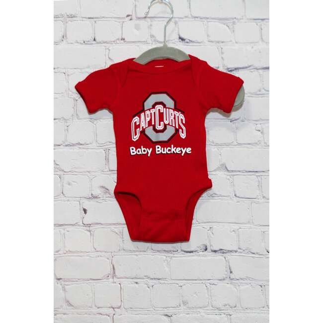 Ohio State Buckeye Baby Onesie