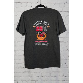 Captain Curt's 25th Season of Ohio Buckeyes Game Watch (Unisex Tee, V-Neck, or PFL)