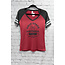 Captain Curt's Ohio Ladies' Football Stripe Tee