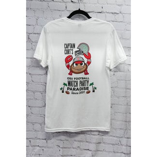 Captain Curt's Ohio State Watch Party Paradise Tee