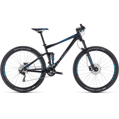 Cube Cube 2018 Stereo 120 Black n Blue 17" 29er
