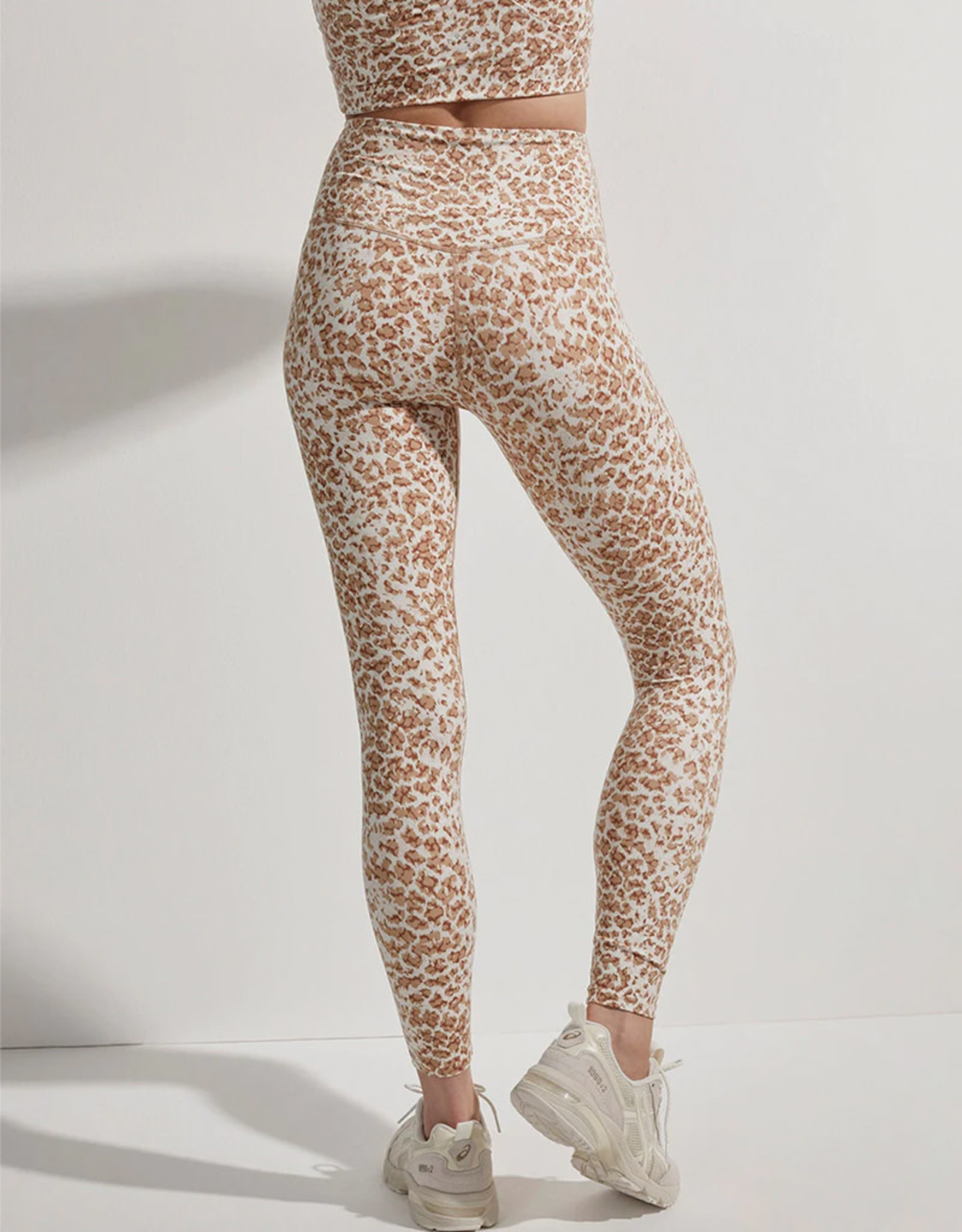 Varley, Pants & Jumpsuits, Varley Lets Move Super High Rise Leggings  Cheetah Tan Animal Print Small