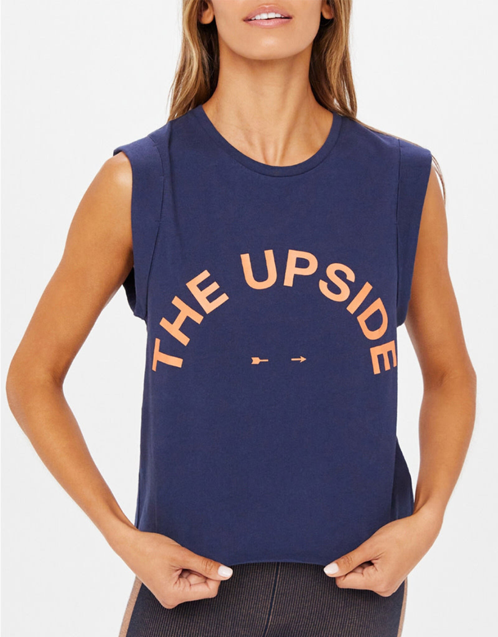 THE UPSIDE CROPPED MUSCLE TANK