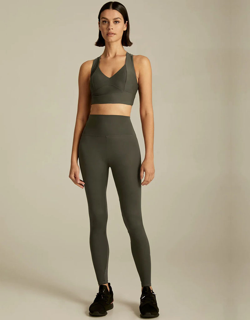 Rev high-rise leggings in black - Lanston Sport